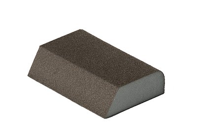 Губка шлифовальная Flexifoam A1/2R Block 98x69x26 mm AO #120